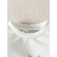 thumbnail image 4 of Faithtur Bébé Garçons Filles Romper, Manches Longues Col Rond Feux d'Artifice / Couronne Imprimé Body pour le Nouvel An, 4 of 9