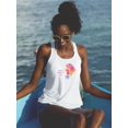 thumbnail image 2 of Happy Mom Child Watercolor Racerback Tank Women -Image by Shutterstock, Female Large, 2 of 4