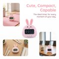 thumbnail image 5 of REGALWOVEN Digital Kitchen Timer, Loud Alarm Clock with Magnetic Backing and Stand, Perfect for Cooking, Study and Exercise Pink Rabbit, 5 of 5