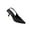 Black-501, variant on Just Released, Women's Summer Large Size Satin High Heel Sandals, Shallow Mouth Backless, Comfortable High Heels, Party & Casual, Fashionable Women's Shoes, Elegant Heels