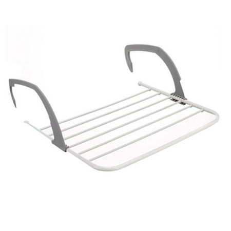 

Radiator Towel Rail Hanger Clothes Wash Dry Indoor Rack Rail Dryer Adjustable