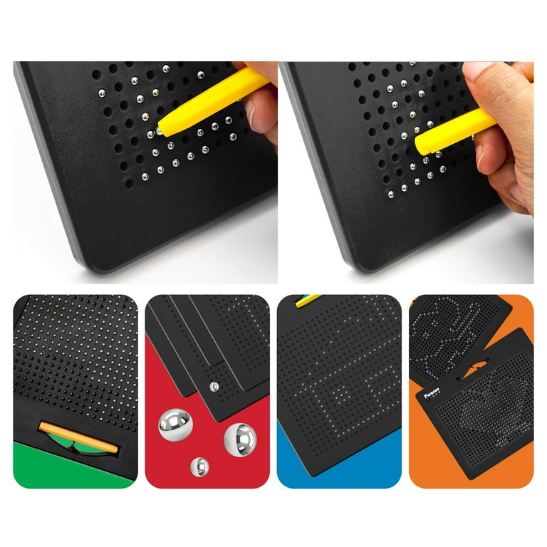 PICASSO TILES 4-in-1 Magnetic Drawing Board 12x10 Inch STEM Toy