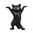 thumbnail image 1 of Paquete de 2 a 10 Gatos Bonitos , Decorativa, Decoración de Escultura de , Color Negro 10 piezas Sunnimix Escultura de estatua de gato, 1 of 7
