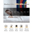 thumbnail image 5 of Colorful Circle Blackout Curtains for Bedroom/Living Room, Thermal Insulated Kitchen Curtains, Rainbow Modern Farmhouse Stripes Grommet Darkening Window Treatment Drapes 42"x63"x2, 5 of 8