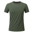 thumbnail image 5 of Men's 2026 Gym Workout Tops Quick-Dry Compression Tees Athletic Short Sleeve Running Shirts Moisture Wicking Performance Outfits Elastic Fitness Clothing Breathable Training Top, 5 of 7