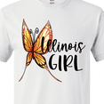 thumbnail image 4 of Inktastic Illinois Girl- Butterfly T-Shirt, 4 of 5