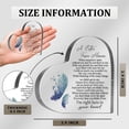 thumbnail image 2 of A Letter from Heaven Sign, Loss of Loved One Sympathy Gift, Memorial Gifts for Loss Keepsake, In Memory of Loved One Sign, Grief Bereavement Remembrance Plaque Decor for Family Members, 2 of 6
