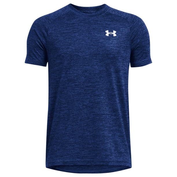 Camiseta Under Armour Tech 2.0 Boys Manga Corta - Azul/Blanca