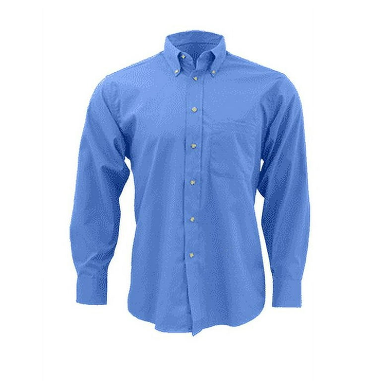 Edwards 1280 Men'S Easy Care Long Sleeve Poplin Shirt