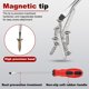 thumbnail image 3 of Destornillador Phillips Uxcell PH1 de 3" de longitud, acero 45# magnético, destornilladores de precisión de grado industrial, herramienta eléctrica con agarre acolchado para fijación y reparación, 3 of 6