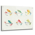 thumbnail image 2 of Epic Art 'Angling in the Stream Lures II by Courtney Prahl, Acrylic Glass Wall Art, 36"x24", 2 of 8
