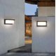 thumbnail image 5 of Aplique de pared Aplique Led de 18w/Iluminación exterior/Pared de aluminio/Rectángulo Impermeable Ip65, 26 X 12,5 x 12,5 cm (Blanco natural-6000k) JM MX-0138843FYD, 5 of 5