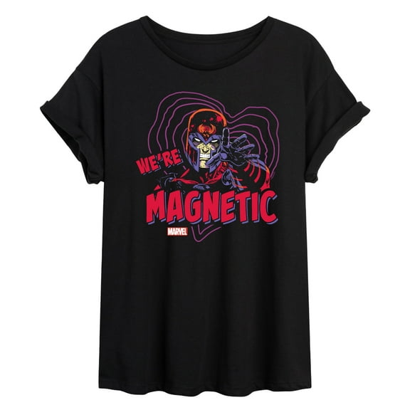 Marvel X-Men - Valentine Were Magnetic - Women's Oversized Graphic T-Shirt