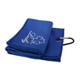 thumbnail image 1 of Toalla de limpieza de palos de golf, toalla de golf para bolsas de golf para mujeres, hombres, práctica de gimnasio Azul Zulema toallas de golf, 1 of 8