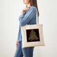 thumbnail image 3 of CafePress - Starry Tree Tote Bag - Unisex Canvas Tote Bag, Beige, 1-Piece, 3 of 6