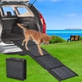 thumbnail image 1 of QinaQin Peakpursuit Extra Wide Pet Ramps for Cars - Portable Pet Ramps for Large Dogs, Non-Slip Surface, with Side Rails, Suitable for Suvs and Trucks, 1 of 6