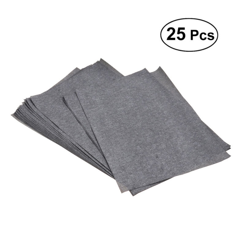 Pack of 25pcs Carbon Paper Graphite Paper Premium Carbon Paper Office Stationery for Transfer Tracing Paper Painting Clothing Attractive 