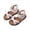 White, variant on ZACPNCV Sandals for Girls Breathable Open Toe Wedding Flower Sandals with Rubber Sole Indoor Outdoor Summer Shoes Black 15-18 Months