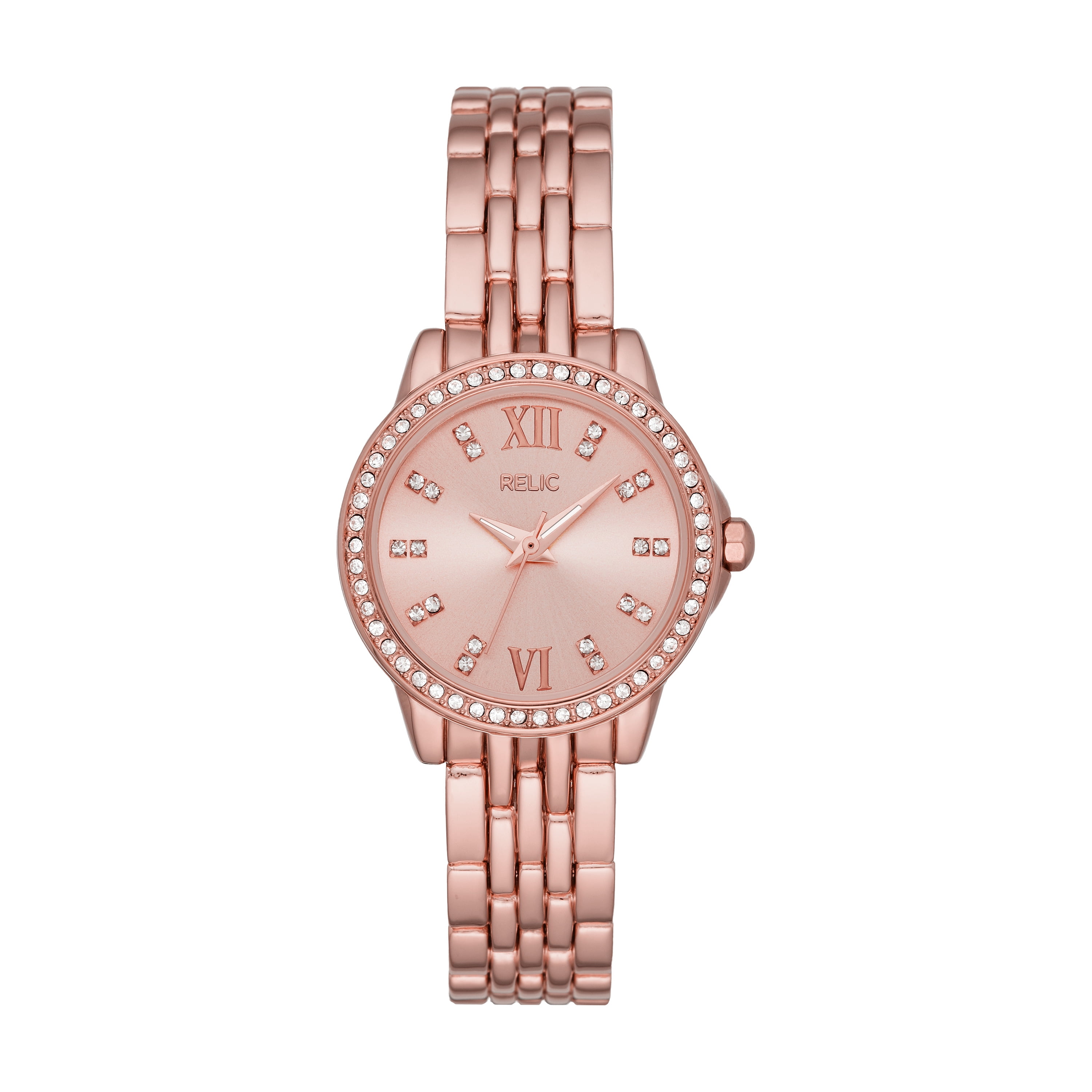 relic rose gold watch