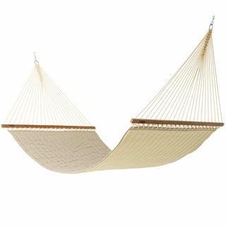 Large Quilted Sunbrella Fabric Hammock - Expand Dove