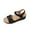 Black, variant on Bkhluea Orthopedic Wedge Sandals for Women Summer Dressy Open Toe Strap Platform Wedge Sandals Casual Strappy Slip on Sandals Summer Comfortable Outdoor Shoes Beach Boho Vacation