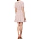thumbnail image 3 of INSPIRE CHIC Vestidos de flores con cuello Peter Pan para mujer en corte acampanado color rosa, 3 of 5