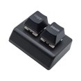 thumbnail image 1 of relayinert Copier et Coller 2 Touches Clavier 2 Interrupteurs Rouges USB Clavier Mini pour Dessin Noir 52 x 48 x 30mm 1ensemble, 1 of 6