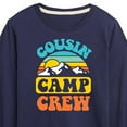 thumbnail image 3 of Instant Message - Camping - Cousin Camp Crew - Toddler & Youth Long Sleeve Graphic T-Shirt, 3 of 6