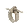 thumbnail image 1 of Saro Lifestyle NR102.S Knotted Rope Napkin Rings, Silver - Set of 4, 1 of 1