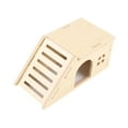thumbnail image 4 of Toy de hámster Toy Hamster House Cage Accessor de madera escalera de escalada de animales para mascotas de tamaño similar suministros de mascotas de r, 4 of 9