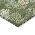 thumbnail image 5 of 3' X 5' Olive Green And Gray Polka Dot Washable Indoor Outdoor Area Rug, 5 of 5
