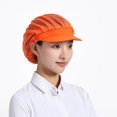thumbnail image 1 of Gorro de trabajo transpirable para taller, gorro de chef para cocina, gorro higiénico para camareros, gorro antipolvo para repostería para hombres y mujeres, 1 of 2