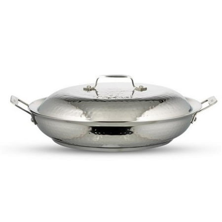 

Bon Chef 60006HF 13.25 in. dia. Cucina Braiser Pan Hammer with Lid 3.5 quart