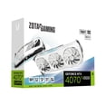 thumbnail image 6 of ZOTAC Gaming GeForce RTX 4070 Ti Super Trinity OC White Edition DLSS 3 16GB GDDR6X 256-bit 21 Gbps PCIE 4.0 Gaming Graphics Card, IceStorm 2.0 Advanced Cooling, Spectra RGB Lighting, ZT-D40730Q-10P, 6 of 8