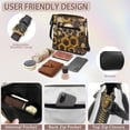 thumbnail image 6 of LedBack Skull Print Satchel Purse for Women Medium Size Leather Hobo Bag Crossbody Bag Zipper Shoulder Bag with Adjustable Strap for Travel Shopping Work, Yellow, 6 of 7