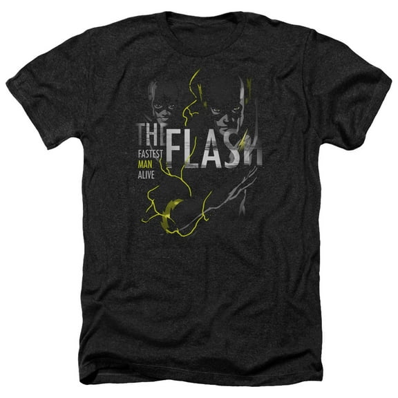 Dc Flash - Bold Flash - Heather Short Sleeve Shirt - Small