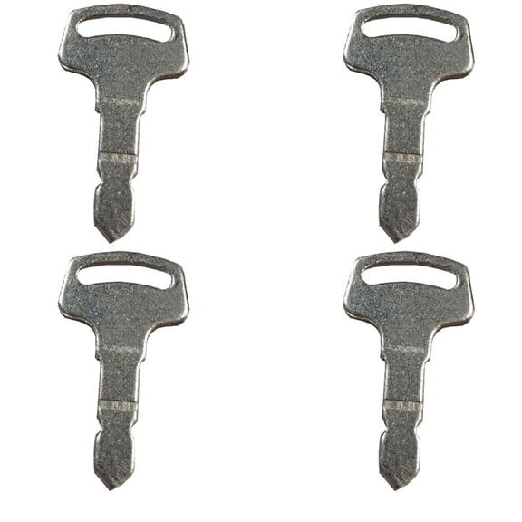 QTY 4: Ignition Key(s)
 Fits Kubota Replaces 15248-63700