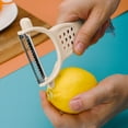 Aijlhda Peeler & Grater Carrot Cucumber Sharpener Peeler Slices Kitchen