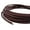 Antique Red Brown, variant on shapesbyX 3 Yards Black Braided Leather Cord 5mm Round Regenerated Leather Strap for Bracelet Making Jewelry Making or Beading