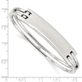 thumbnail image 3 of Primal Silver Sterling Silver ID Hinged Bangle, 3 of 4