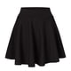 thumbnail image 4 of Falda plisada antirreflejos para mujer: estilo corto de color liso, cintura elástica, corte informal para el día a día y actividades al aire libre, tallas S-XXL, 4 of 8