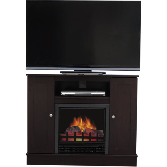 Decor Flame Electric Fireplace for TVs up to 42", Medium Cherry
