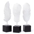 thumbnail image 1 of IMAX Z12795-3 Blanc Plumes Statuaries - Lot de 3, 1 of 1