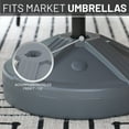 thumbnail image 6 of US Weight Durable 50 Pound Umbrella Base Designed to be Used with a Patio Table (Grey), 6 of 7