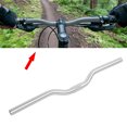 thumbnail image 3 of Bicycle Riser Handlebar,Lightweight Aluminum Road Bicycle MTB Handlebar Fixed Gear Riser Bar Handlebar, 3 of 7