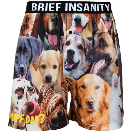 Men's Boxer Shorts Underwear by Brief Insanity 2 Great Cats & Dogs (Best Affordable Men's Underwear)