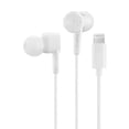thumbnail image 1 of PALOVUE Lightning Headphones Earphones Earbuds Compatible iPhone 14 13 12 11 Pro Max iPhone X XS Max XR iPhone 8 Plus iPhone 7 Plus MFi Certified with Microphone Controller SweetFlow White, 1 of 5