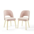 thumbnail image 2 of Modway Rouse Dining Room Side Chair Set of 2 in Pink, 2 of 4