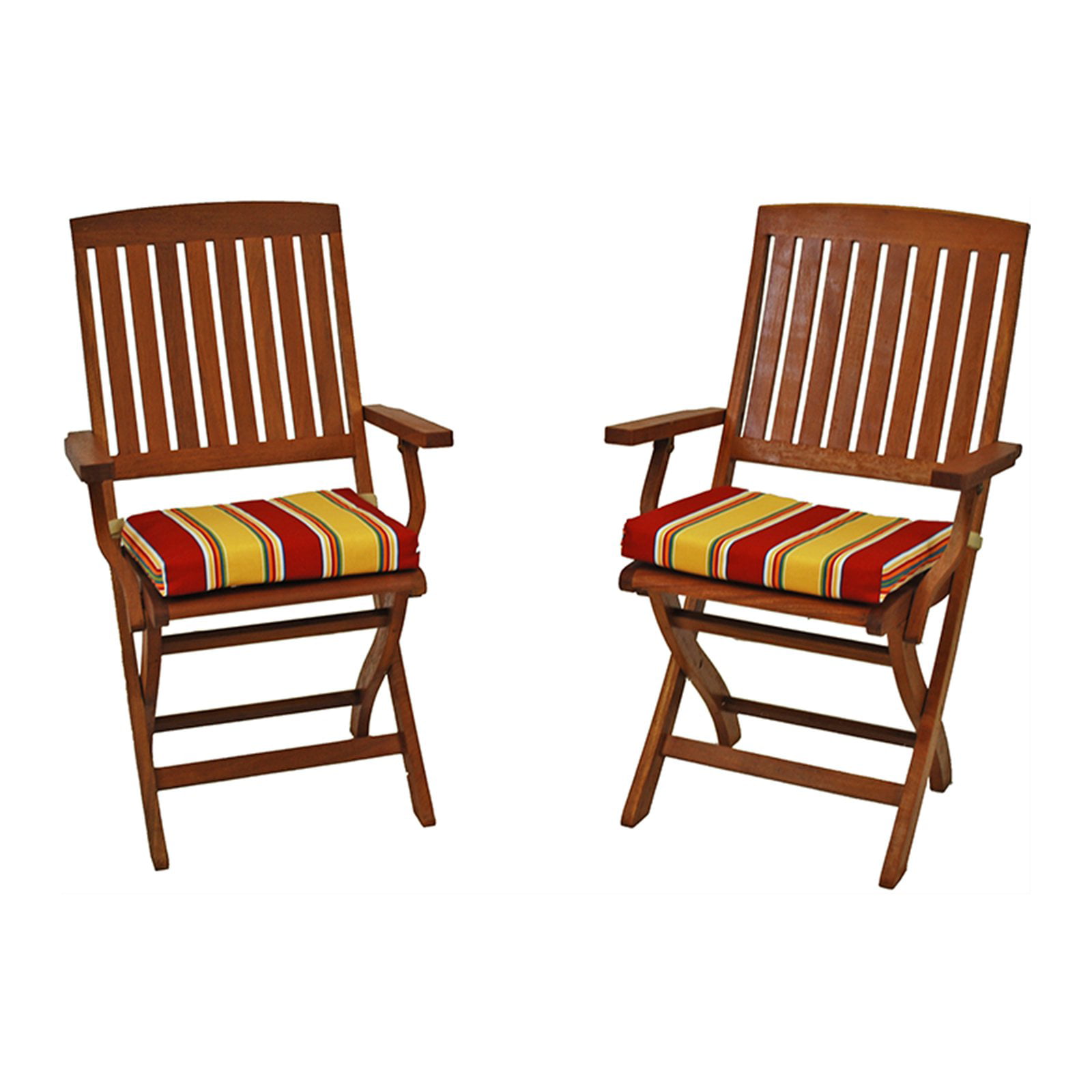 Folding Chair Cushion Set, Outdoor Folding Chair Pads