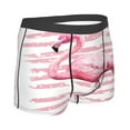 thumbnail image 3 of Disketp Flamingo Men'S Boxer Briefs,Soft And Breathable Cotton Underwear With Comfortflex Waistband, 3 of 8